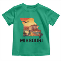 Missouri State Map Nature Travel Toddler T Shirt The Show Me State Pride