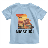 Missouri State Map Nature Travel Toddler T Shirt The Show Me State Pride