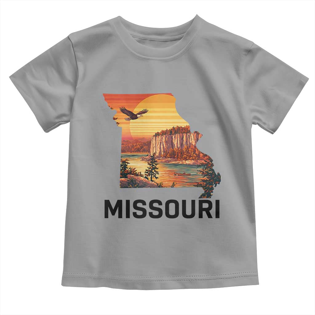 Missouri State Map Nature Travel Toddler T Shirt The Show Me State Pride