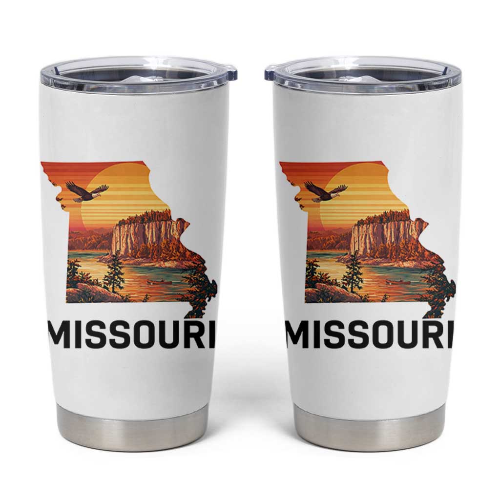 Missouri State Map Nature Travel Tumbler Cup The Show Me State Pride