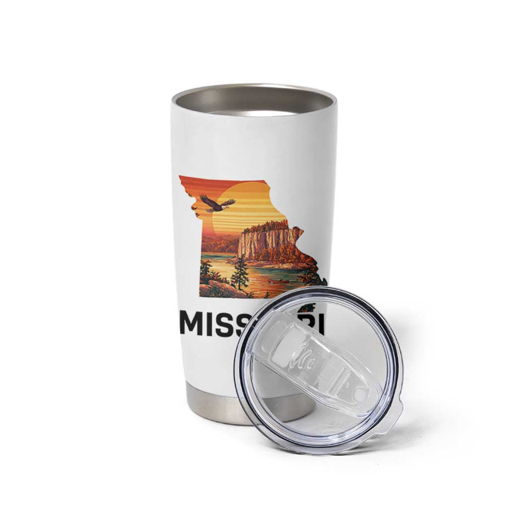 Missouri State Map Nature Travel Tumbler Cup The Show Me State Pride