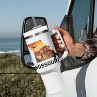Missouri State Map Nature Travel Tumbler With Handle The Show Me State Pride
