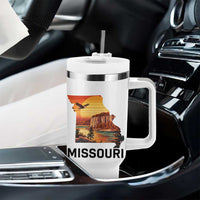 Missouri State Map Nature Travel Tumbler With Handle The Show Me State Pride