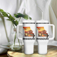 Missouri State Map Nature Travel Tumbler With Handle The Show Me State Pride