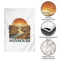 Missouri Outdoors Adventure Garden Flag The Show Me State Souvenir