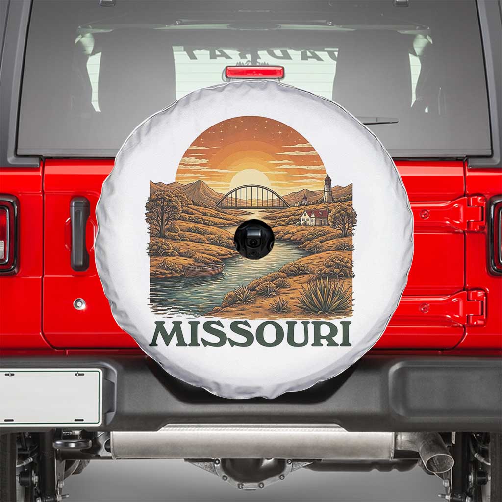 Missouri Outdoors Adventure Spare Tire Cover The Show Me State Souvenir