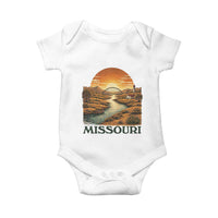 Missouri Outdoors Adventure Baby Onesie The Show Me State Souvenir