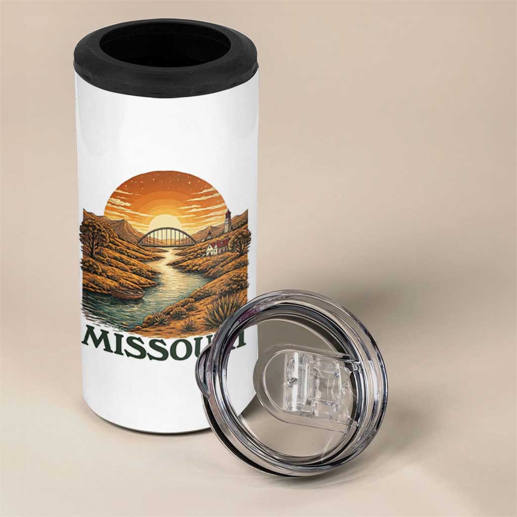 Missouri Outdoors Adventure 4 in 1 Can Cooler Tumbler The Show Me State Souvenir