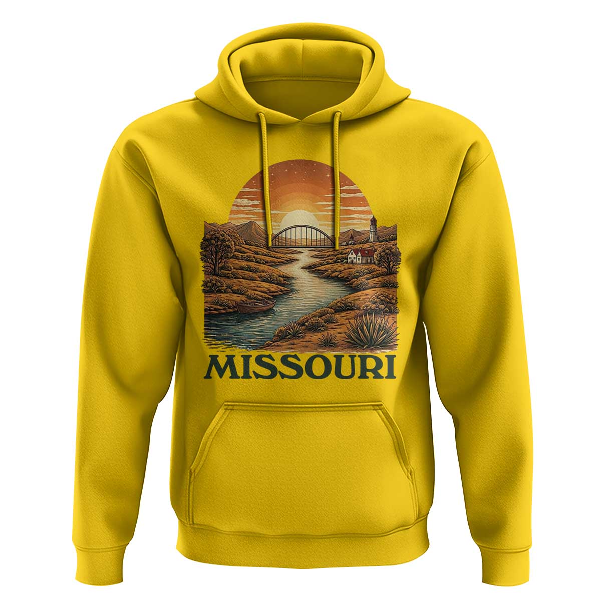 Missouri Outdoors Adventure Hoodie The Show Me State Souvenir