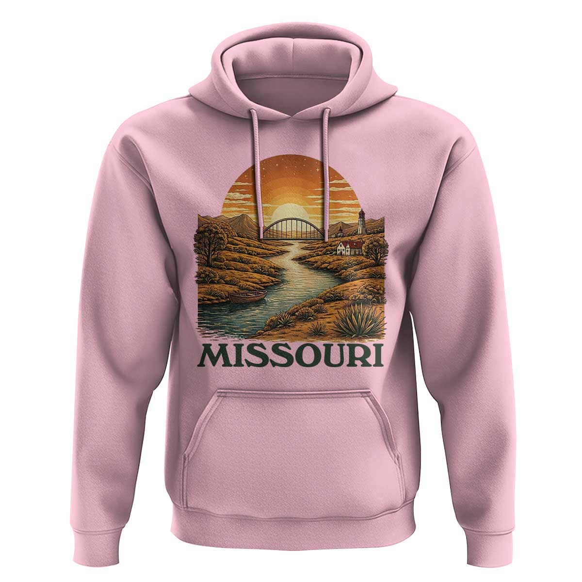 Missouri Outdoors Adventure Hoodie The Show Me State Souvenir