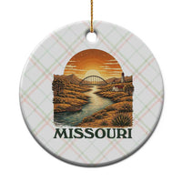 Missouri Outdoors Adventure Ceramic Ornament The Show Me State Souvenir