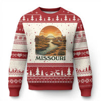 Missouri Outdoors Adventure Ugly Christmas Sweater The Show Me State Souvenir
