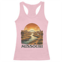 Missouri Outdoors Adventure Racerback Tank Top The Show Me State Souvenir