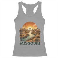 Missouri Outdoors Adventure Racerback Tank Top The Show Me State Souvenir