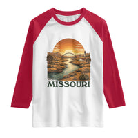 Missouri Outdoors Adventure Raglan Shirt The Show Me State Souvenir
