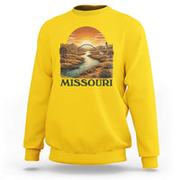 Missouri Outdoors Adventure Sweatshirt The Show Me State Souvenir