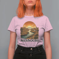 Missouri Outdoors Adventure T Shirt For Women The Show Me State Souvenir