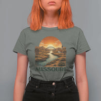 Missouri Outdoors Adventure T Shirt For Women The Show Me State Souvenir