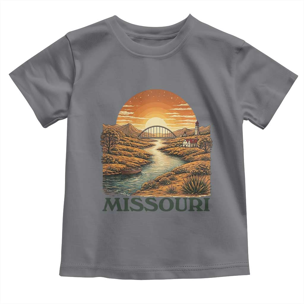 Missouri Outdoors Adventure Toddler T Shirt The Show Me State Souvenir