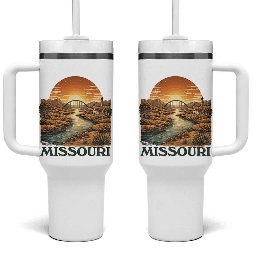 Missouri Outdoors Adventure Tumbler With Handle The Show Me State Souvenir