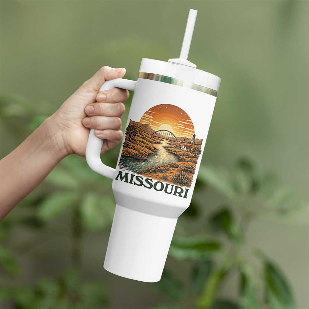 Missouri Outdoors Adventure Tumbler With Handle The Show Me State Souvenir