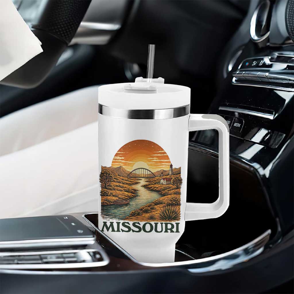 Missouri Outdoors Adventure Tumbler With Handle The Show Me State Souvenir