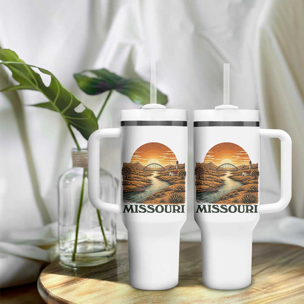 Missouri Outdoors Adventure Tumbler With Handle The Show Me State Souvenir