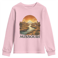 Missouri Outdoors Adventure Youth Sweatshirt The Show Me State Souvenir