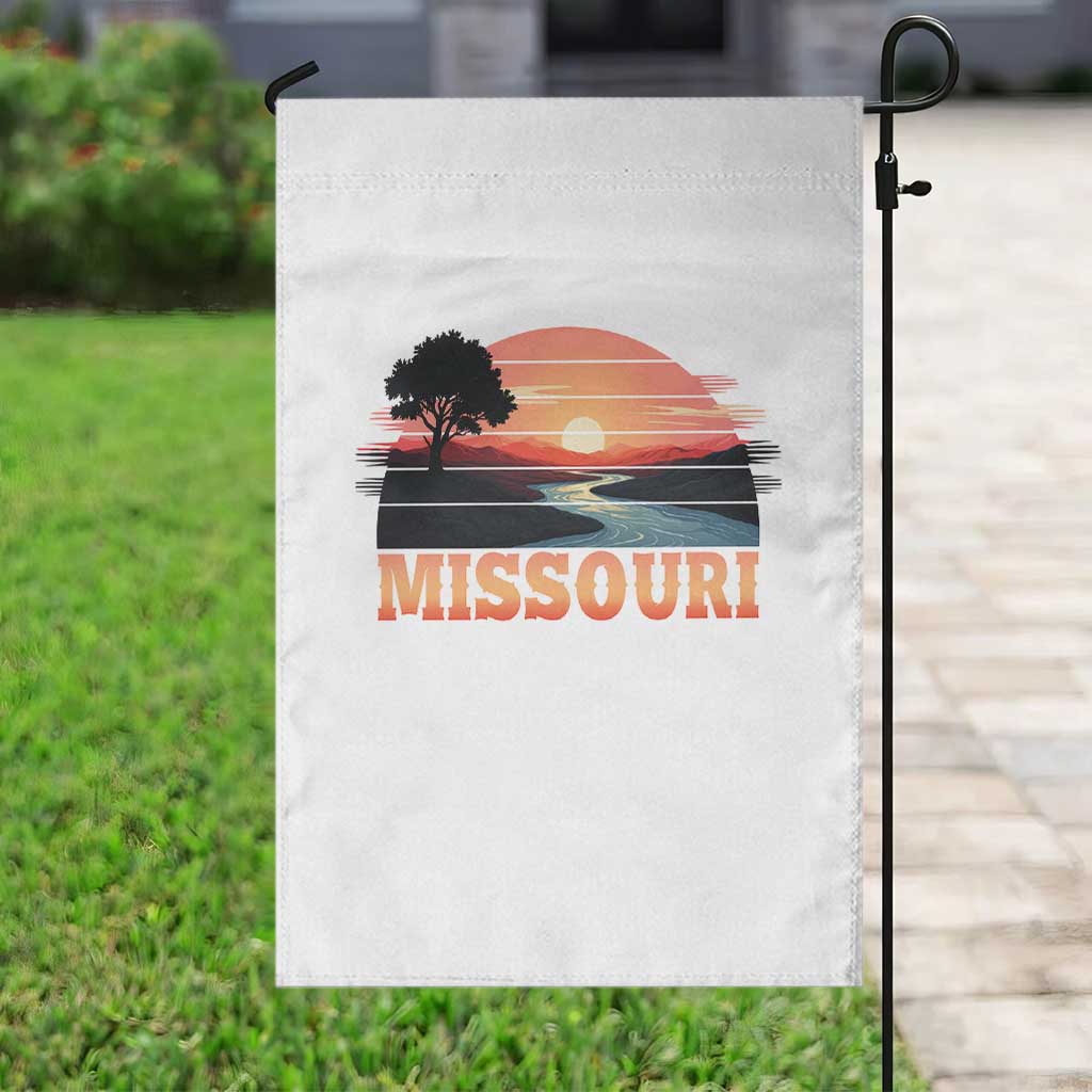 Vintage Missouri Outdoors Garden Flag Midwest Nature Landscape