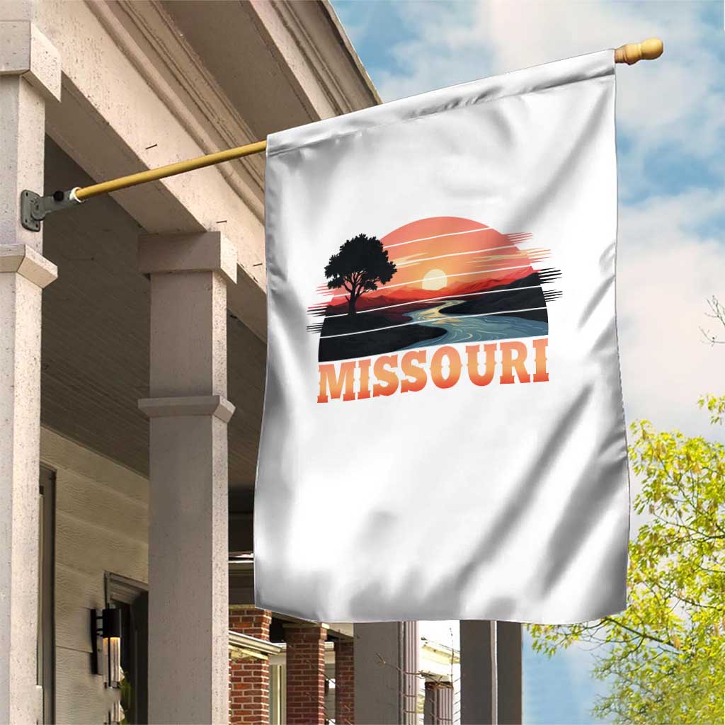 Vintage Missouri Outdoors Garden Flag Midwest Nature Landscape