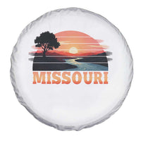 Vintage Missouri Outdoors Spare Tire Cover Midwest Nature Landscape