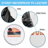 Vintage Missouri Outdoors Spare Tire Cover Midwest Nature Landscape