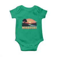 Vintage Missouri Outdoors Baby Onesie Midwest Nature Landscape