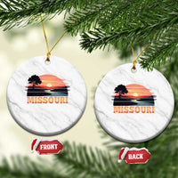 Vintage Missouri Outdoors Ceramic Ornament Midwest Nature Landscape