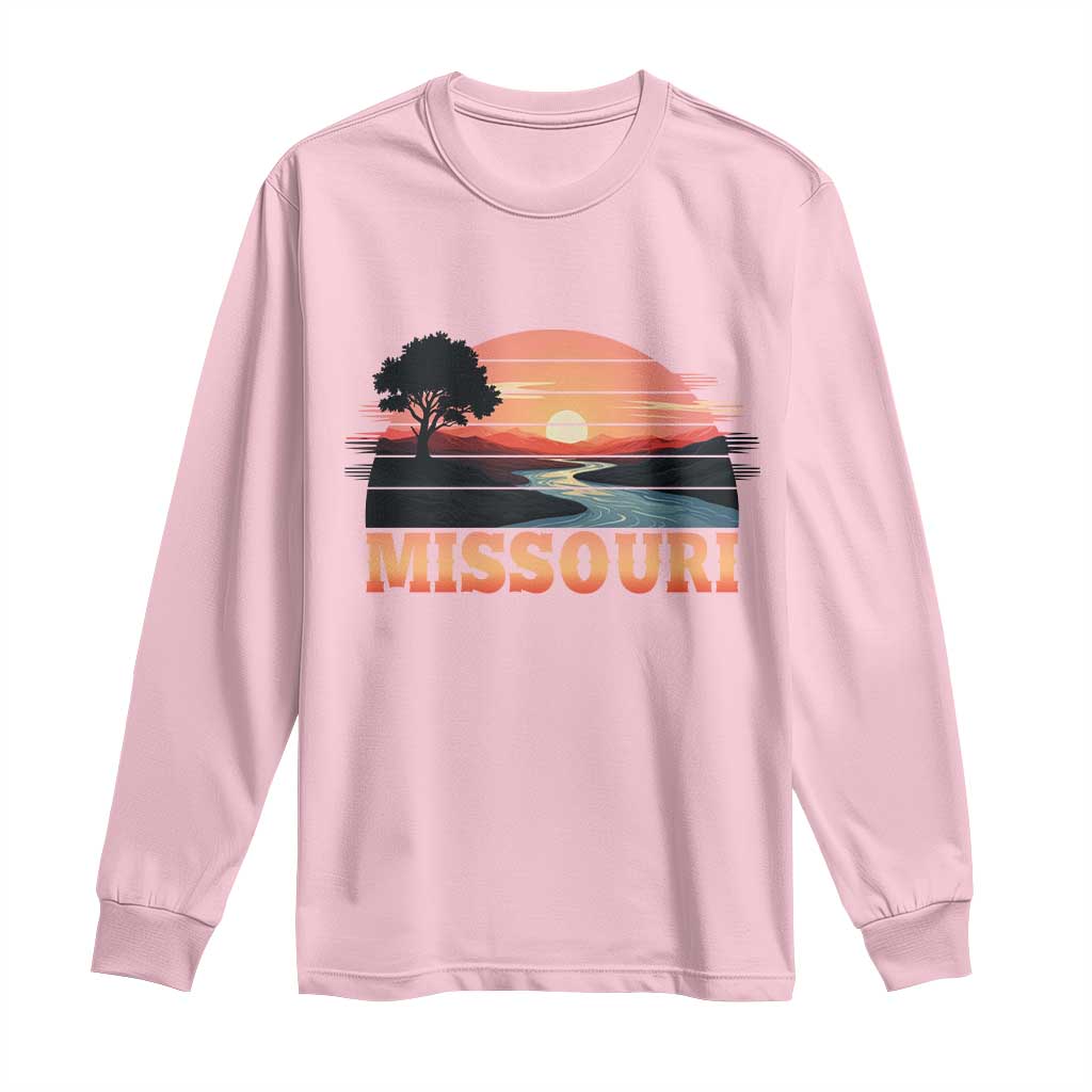 Vintage Missouri Outdoors Long Sleeve Shirt Midwest Nature Landscape