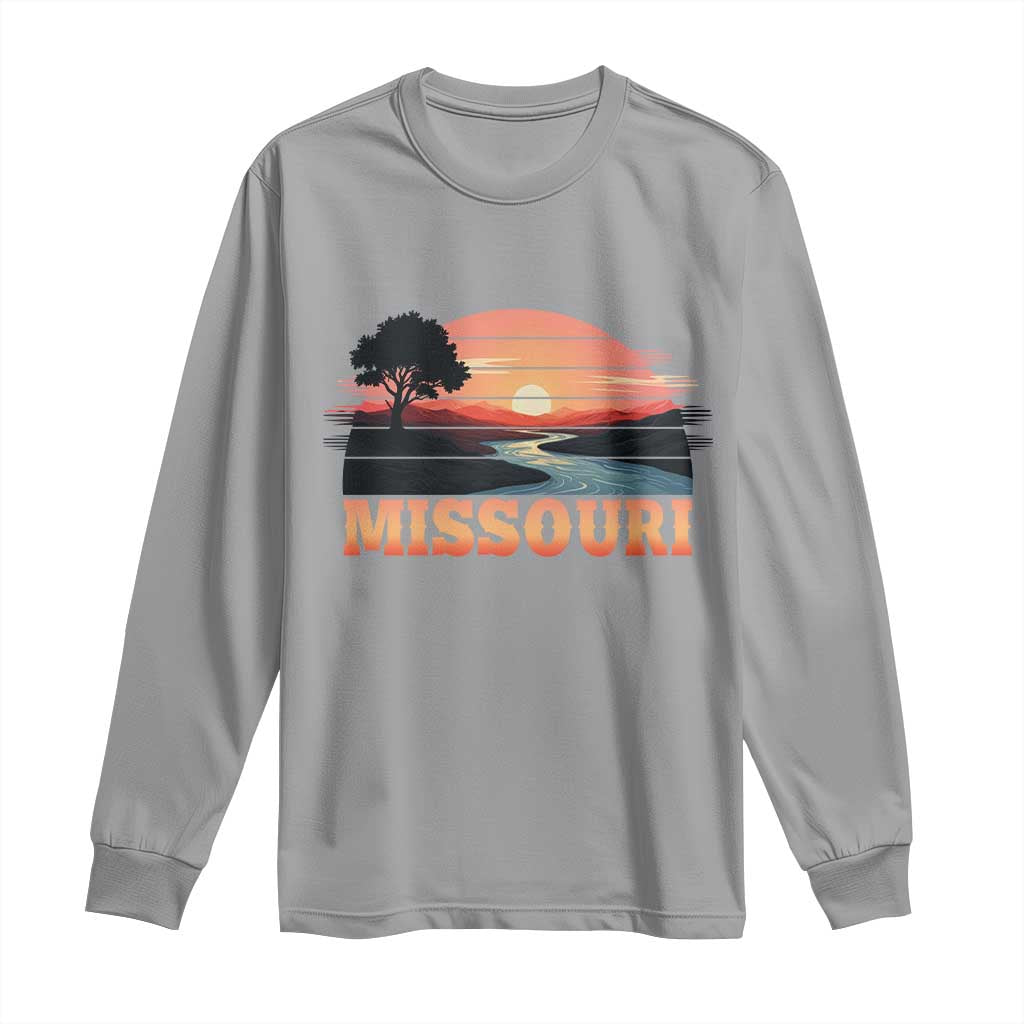Vintage Missouri Outdoors Long Sleeve Shirt Midwest Nature Landscape