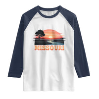 Vintage Missouri Outdoors Raglan Shirt Midwest Nature Landscape
