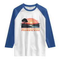 Vintage Missouri Outdoors Raglan Shirt Midwest Nature Landscape
