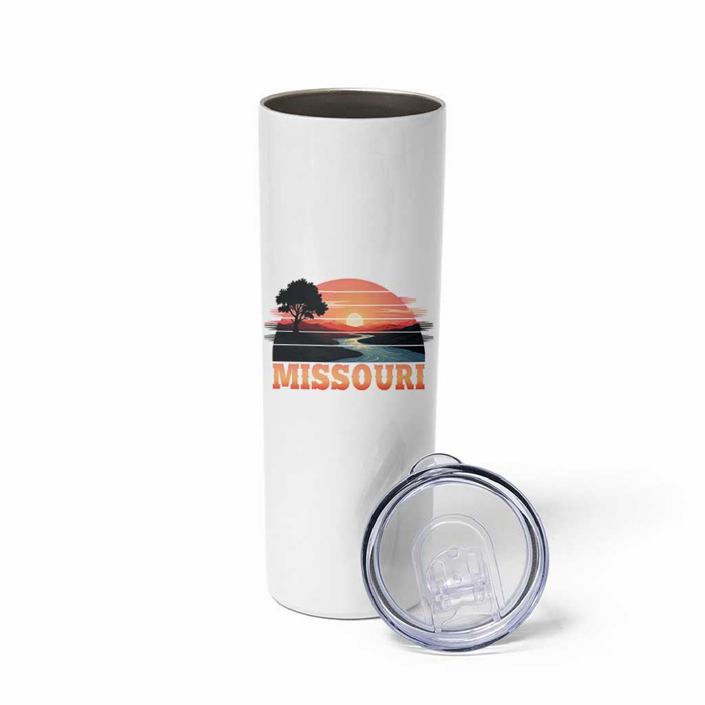 Vintage Missouri Outdoors Skinny Tumbler Midwest Nature Landscape