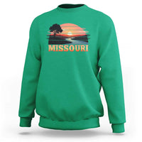 Vintage Missouri Outdoors Sweatshirt Midwest Nature Landscape