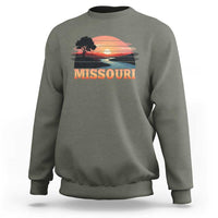 Vintage Missouri Outdoors Sweatshirt Midwest Nature Landscape