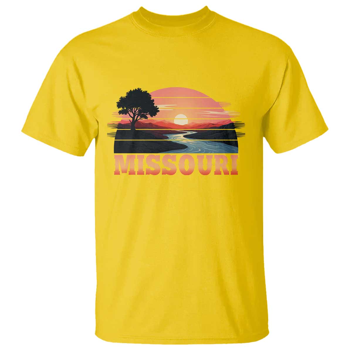 Vintage Missouri Outdoors T Shirt Midwest Nature Landscape