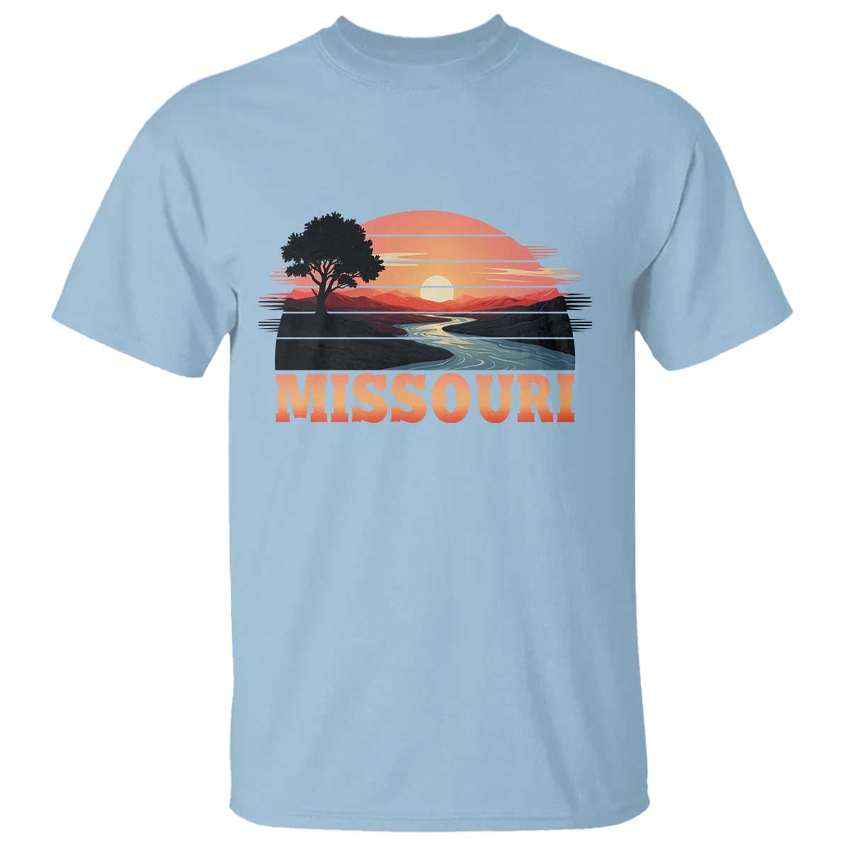 Vintage Missouri Outdoors T Shirt Midwest Nature Landscape