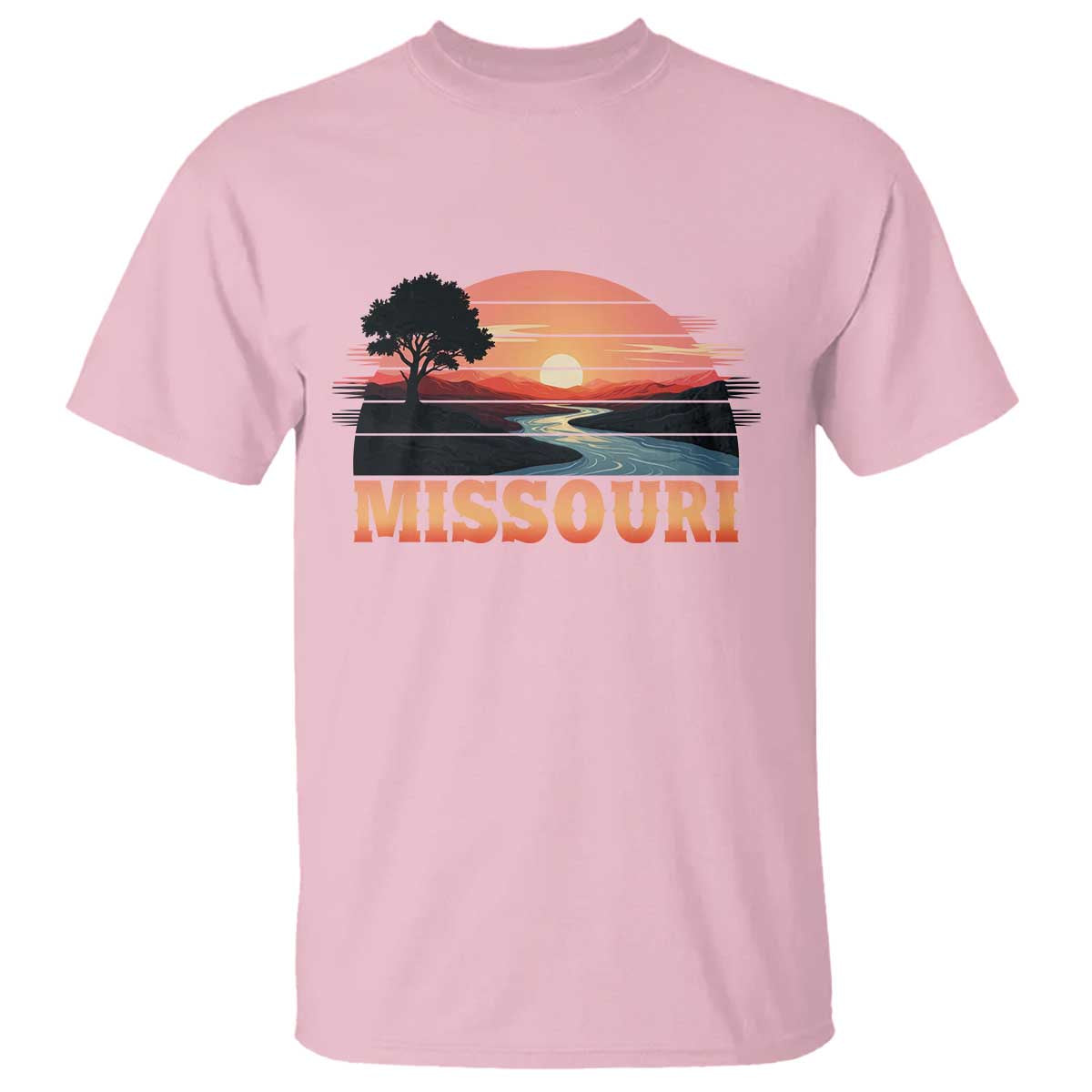 Vintage Missouri Outdoors T Shirt Midwest Nature Landscape
