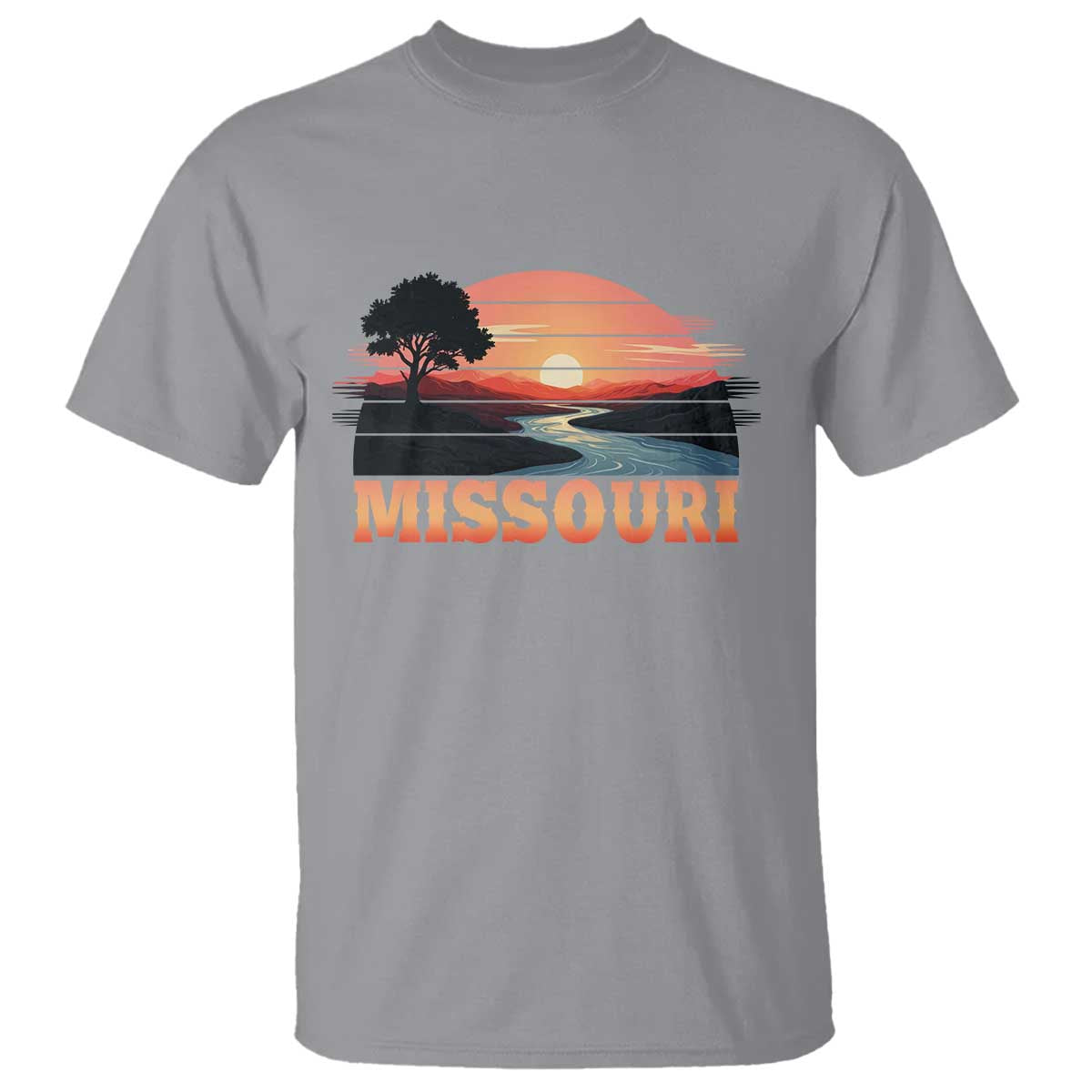Vintage Missouri Outdoors T Shirt Midwest Nature Landscape