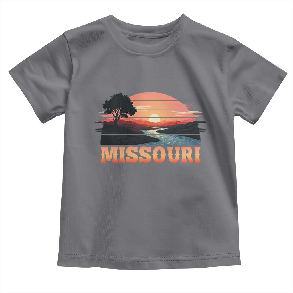 Vintage Missouri Outdoors Toddler T Shirt Midwest Nature Landscape