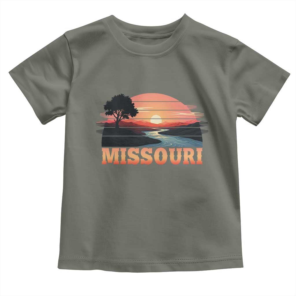 Vintage Missouri Outdoors Toddler T Shirt Midwest Nature Landscape