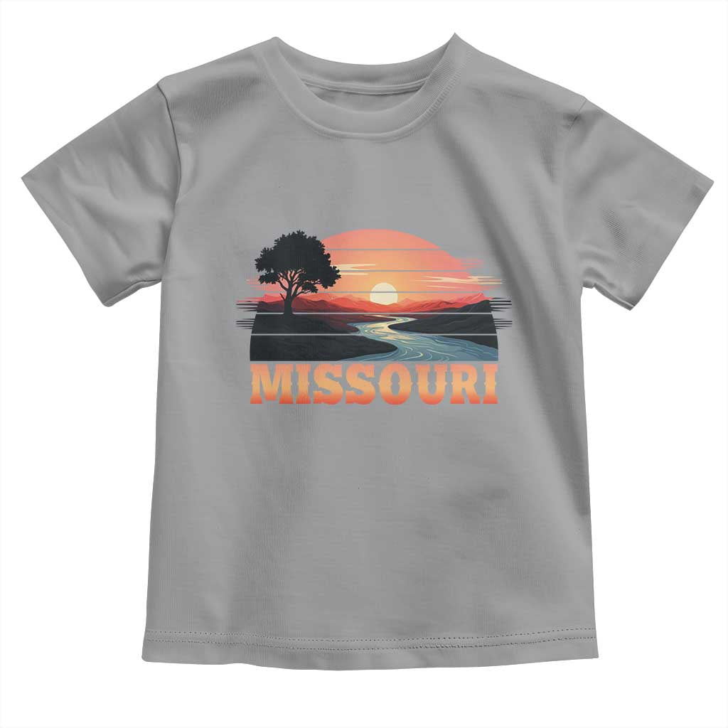Vintage Missouri Outdoors Toddler T Shirt Midwest Nature Landscape