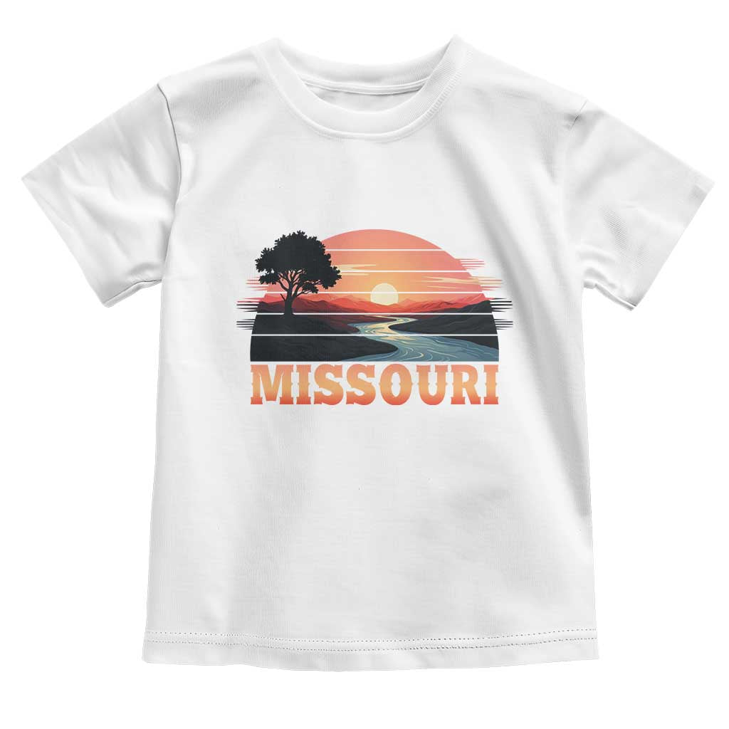 Vintage Missouri Outdoors Toddler T Shirt Midwest Nature Landscape