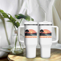 Vintage Missouri Outdoors Tumbler With Handle Midwest Nature Landscape
